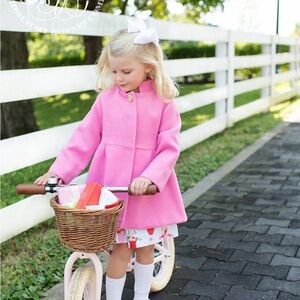 The Beaufort Bonnet Girls Size 6 Penelope Peacoat Pink Wool Blend Girlgoodcore
